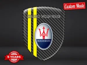 Maserati Wasserfestes Etikett Premium Universal Anpassbar